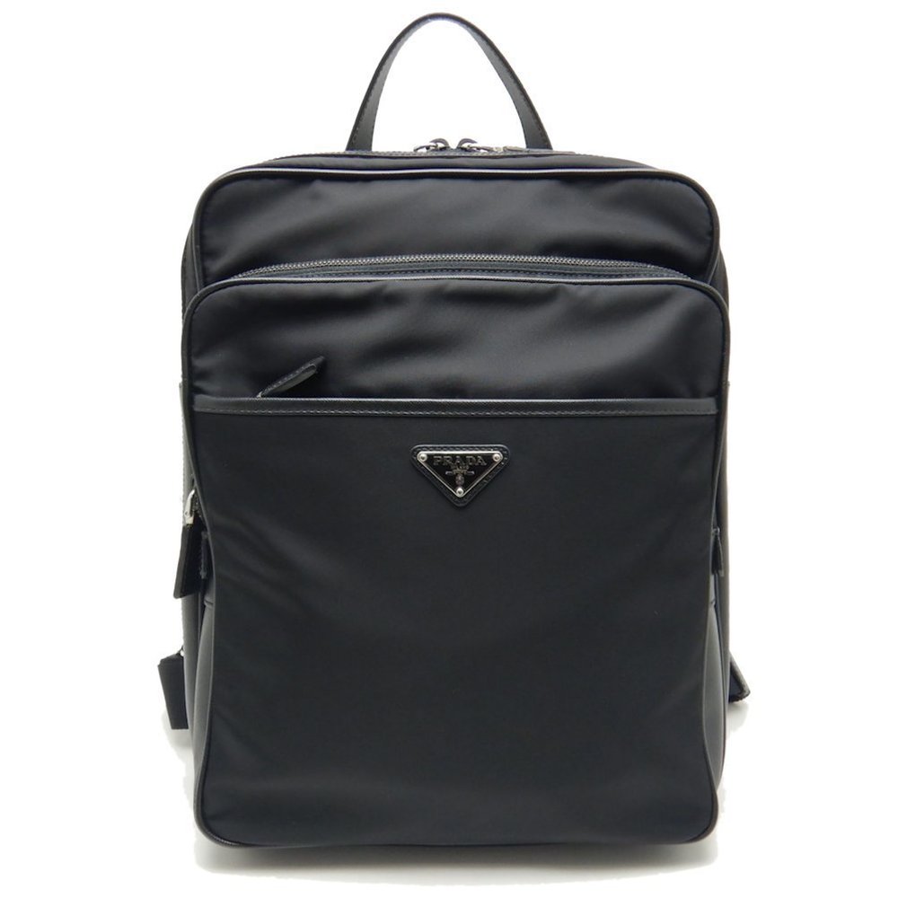 Prada Rucksack Backpack Test Saffiano Nero